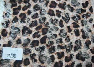 Quality Custom Digital Printed Stretch Sexy Leopard Lace Fabric By The Yard for sale