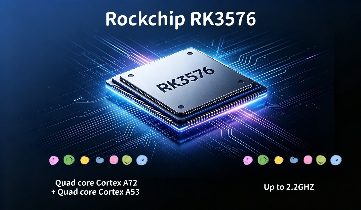 Rockchip RK3576 Processor Industrial Mini PC With 2 LAN 4 COM