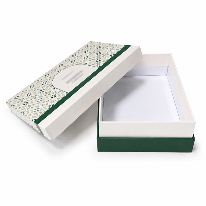 Embossed Texture Lid and Base Boxes Spot UV Highlight Premium Rigid Gift Box