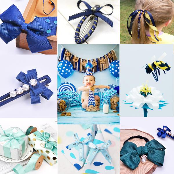 Custom wholesale printed polyester satin ribbon with logo