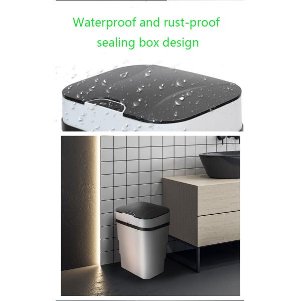 Household Kitchen Bathroom Living Room Garbage Can Foldable Deformation Garbage Can Intelligent Induction Garbage Can