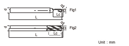 Integral Structure Corner Radius End Mills Four Flutes With U Slot Structure Design