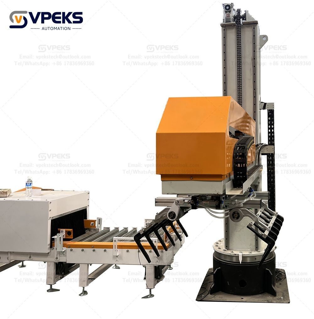 Drum Automatic Palletizer Machine With ABB Pallet Robot