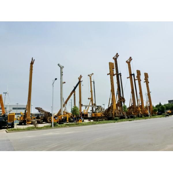 44m Xr120d Hydraulic Conventional Piling Rig Luffing Support