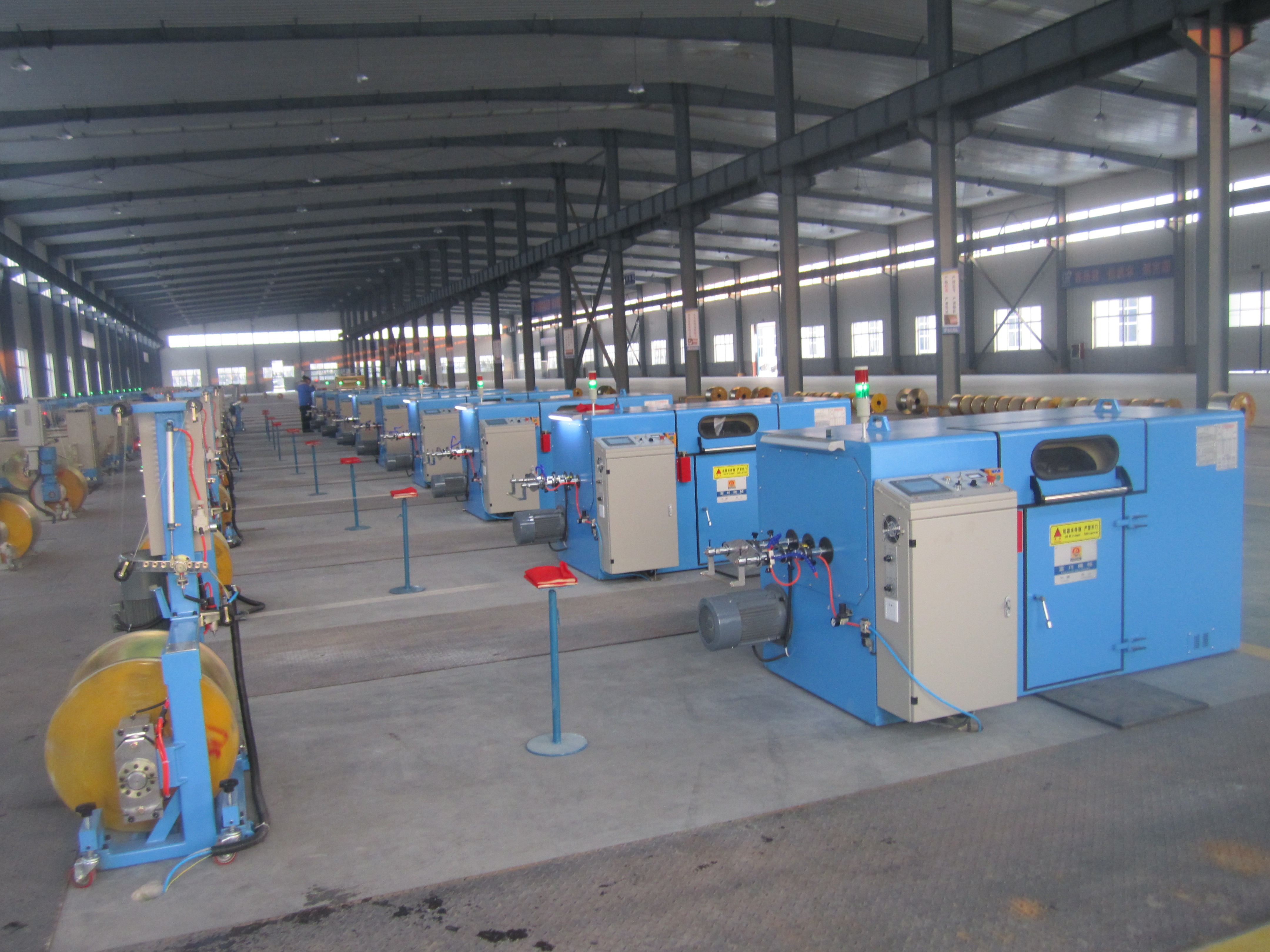 Normal Copper Wire Bunching Machine 34 Zones Adjudtable Winding Pitch