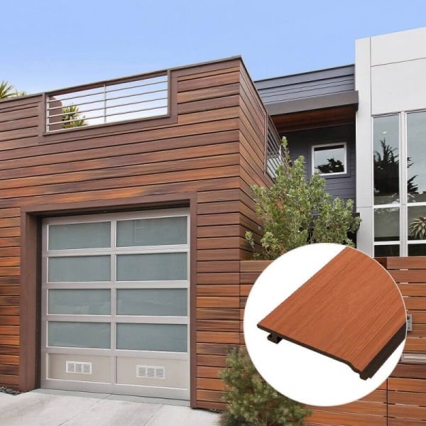 148*21mm Decorative WPC Cladding Waterproof Wood Plastic Composite Wall Cladding