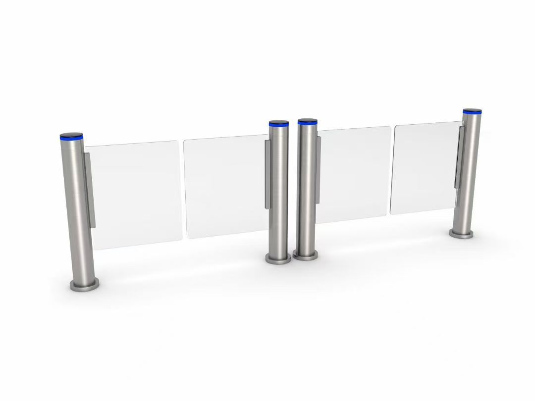 Security 168mm Cylindrical Swing Barrier Turnstile Gate Automatic Door Access Control System