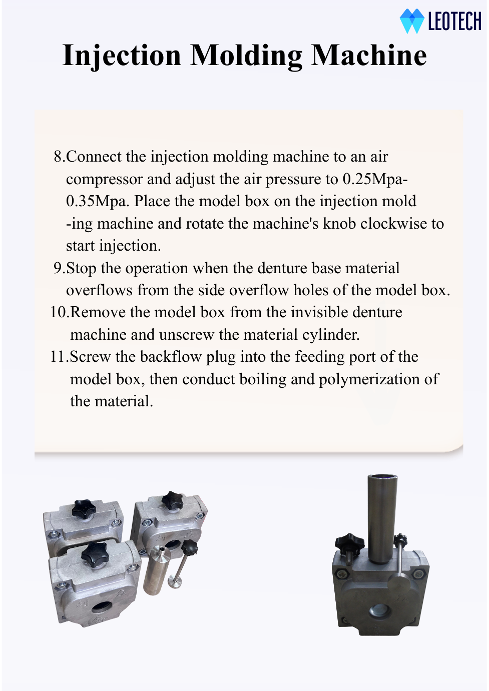 Professional Dental Injection Molding Machine for Denture Making