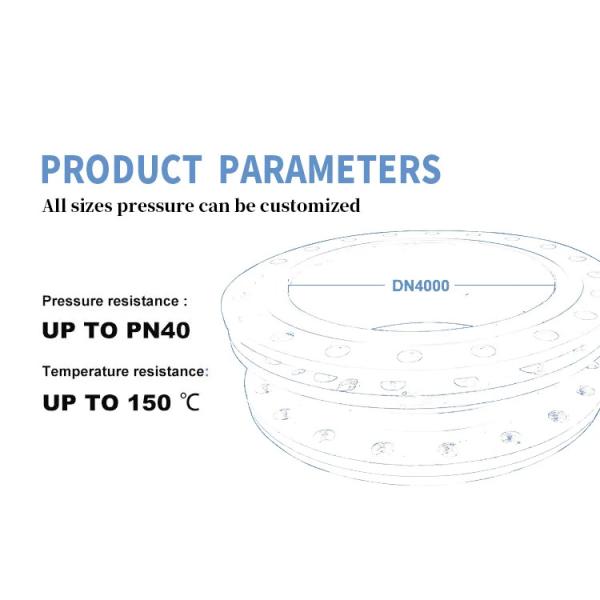 DN65 Nitrile Rubber Expansion Joint CL150 Flange Coupling