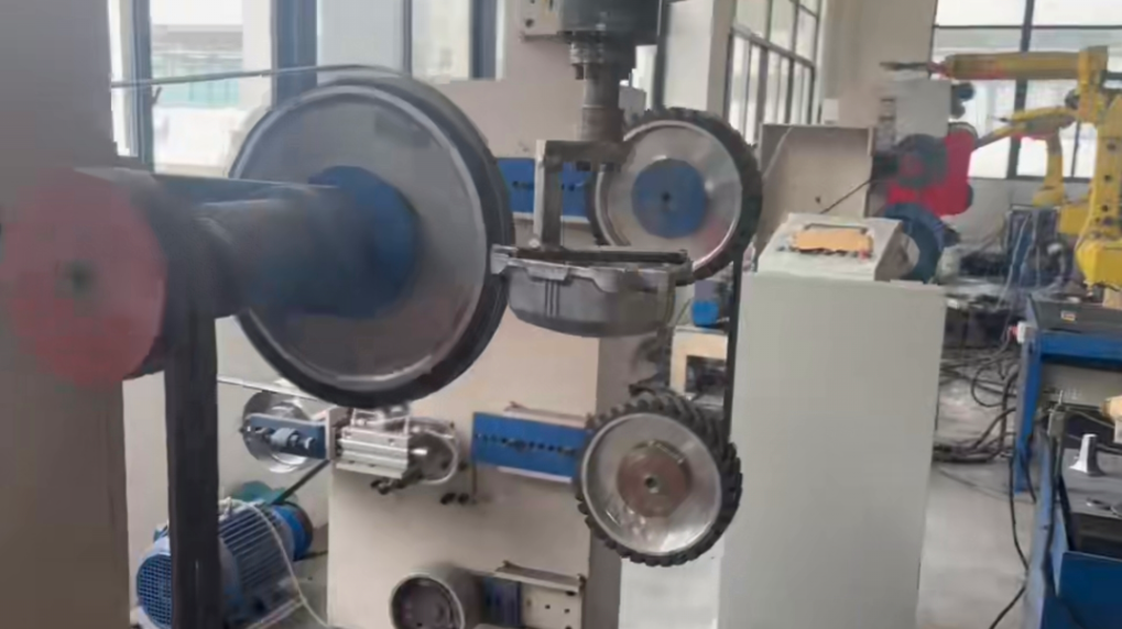 Robotic Grinding Machine for Motorcycle Engine Aluminum Alloy Covers with Precision Adaptive Force Control and Digital Traceability