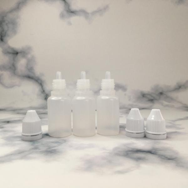 PET Round Childproof Screw Cap Transparent E Liquid Bottle With Customization Printing Color