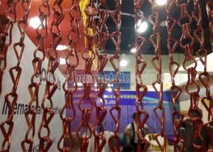 Quality Aluminum Double Hooks Chain Link Fly Screen For UK Market for sale