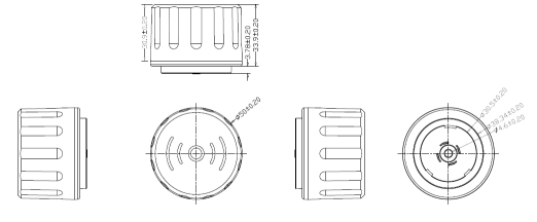 12Vdc Daylight Sensor with Daylight Priority and Daylight Harvesting Function