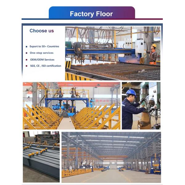 Efficient Lightweight Modular Prefab Steel Structure Workshop Quick Assembly Construction for Workshops & Plants