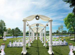 China Natural Looking Synthetic Grass for Wedding Decoration on sale