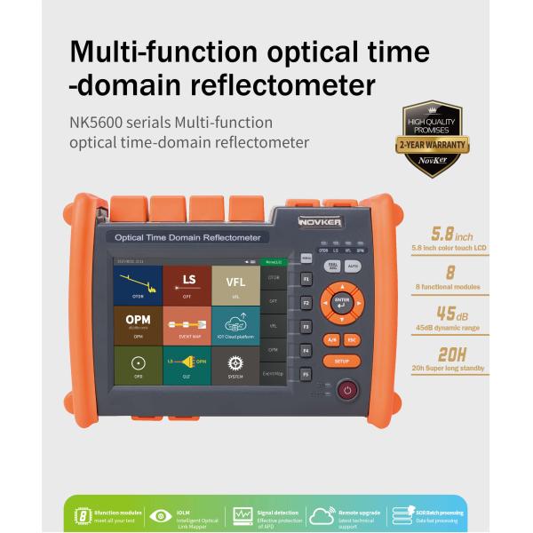Novker NK5600 OTDR Testing Machine Single Mode Multi Mode
