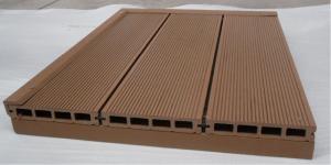 Quality Hollow WPC Composite Decking / WPC Exterior Laminated Flooring Decking for sale