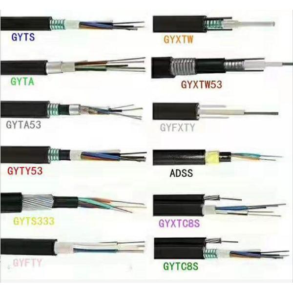 Self Supporting ADSS Fiber Cable 48 Core ISO9001 Approved Water blocking