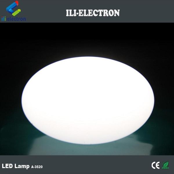 Egg shape plastic led sphere lamps