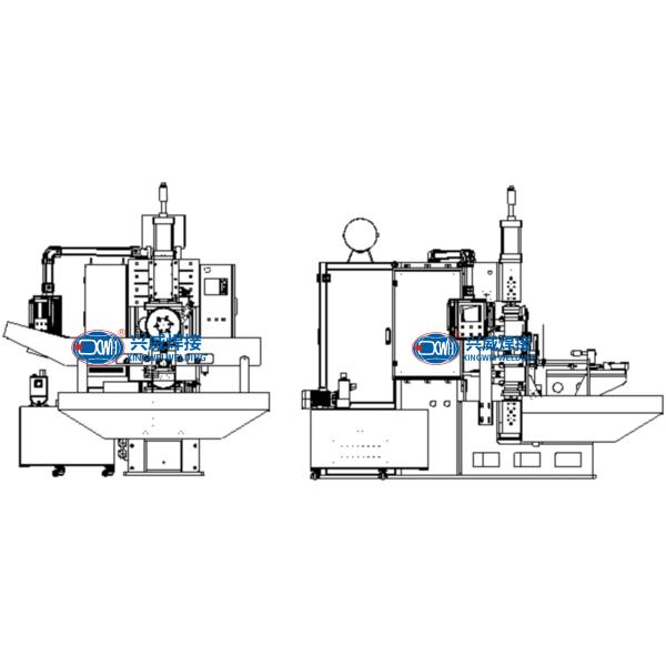 Horizontal Sheet Metal Continuous Rolling Resistance Welder Automatic for Shock Parts