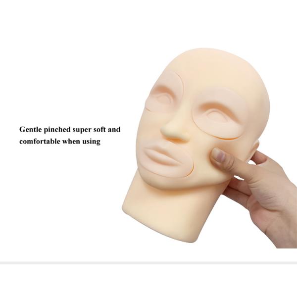 5D Reusable Mannequin Head Permanent Makeup Tattoo Practice Skin