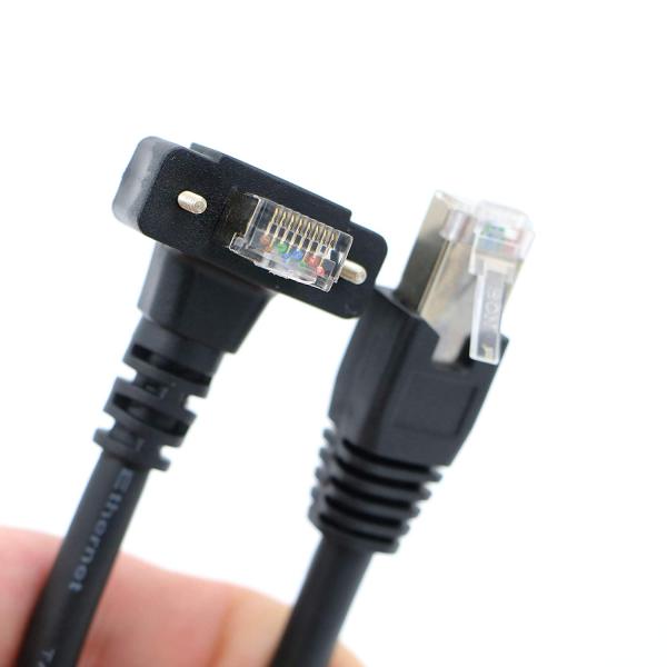 Basler Cameras GigE Cat6 Cables GigE Data Cables Right Angle Linear Shape