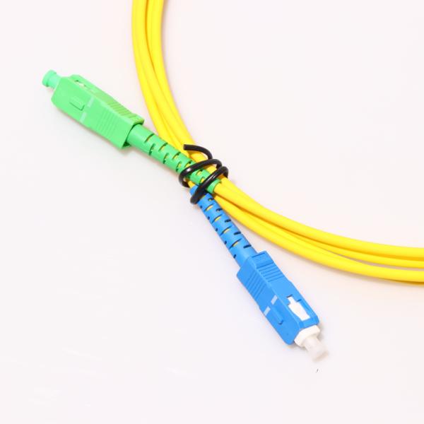 DYS SC/APC-SC/UPC SM Simplex PVC 1.5m Optical Fiber Patch Cord