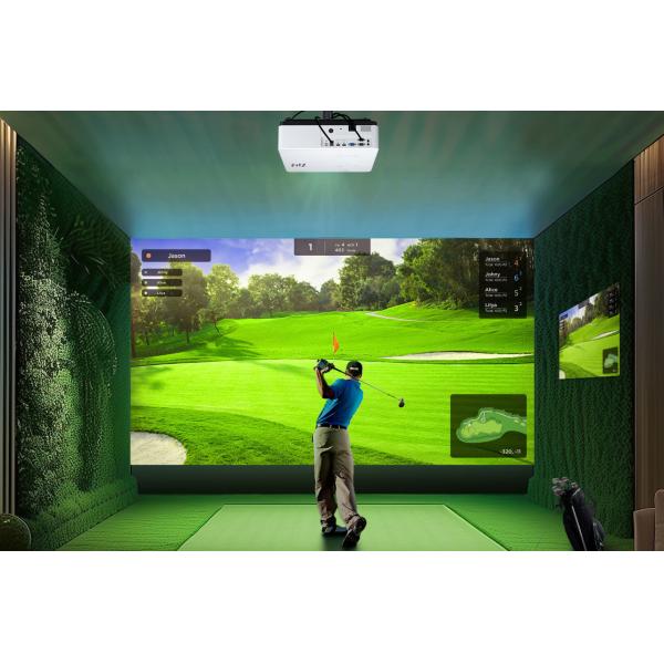 3LCD Laser Projector With 6500 Lumen 4K Resolution for Golf Simulator Projection