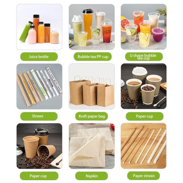 Custom Logo Disposable Plastic Cup for Boba Milk Tea Customized Request Accepted