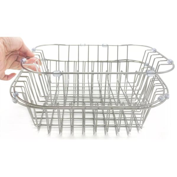 Customized Metal Mesh Basket 302 Stainless Steel Wire Storage Small Hanging