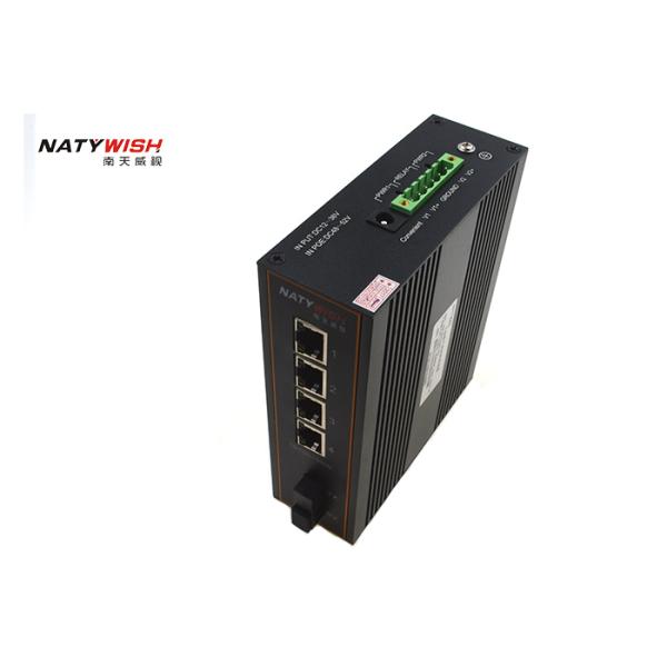 Unmanaged Industrial Ethernet Switch , Plug And Play Industrial Network Switch