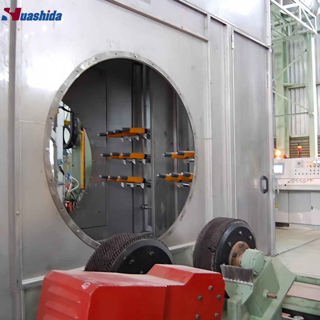 Automatic 3LPE Coating Pipe Production Line with Powder Coating and Induction Heating for Urban Pipeline Construction