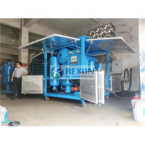 Durable Insulating Oil Filtration System Thermostatically Heating 380V 3 Phase