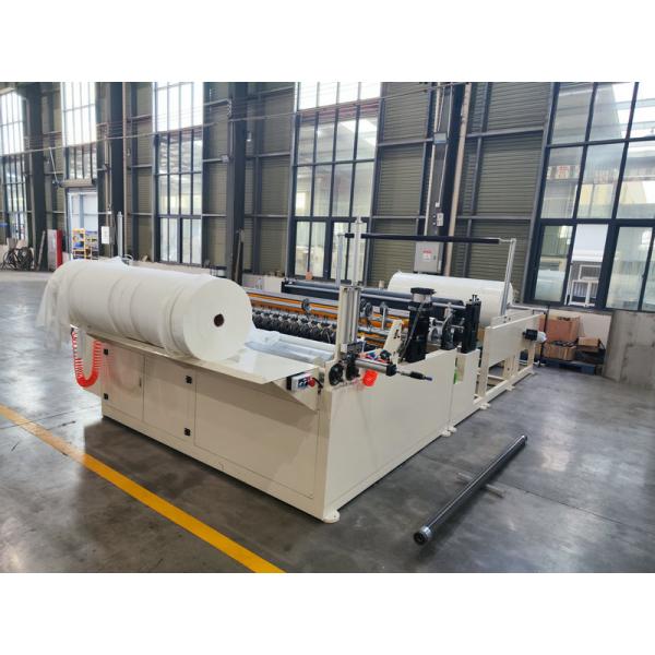 Automatic Jumbo Roll Tissue Slitting Machine And Rewinding Machine For Manufacturing Plants