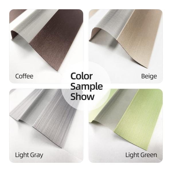 100% Polyester Zebra Blinds With Semi Blackout Texture Stripes For Windows
