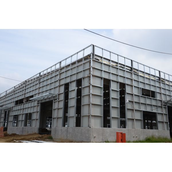 Durable Steel Frame Structure for Workshop and Factory Buildings