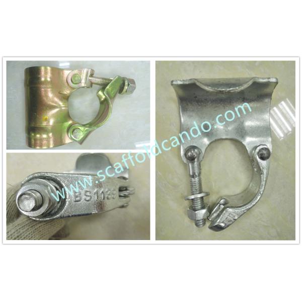 Factory specialized in British forged pressed scaffolding galvanized single coupler putlog clamp BS1139 48.3mm