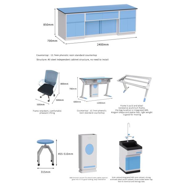 Customized Circle Physics Lab Furniture for Precise Experiments