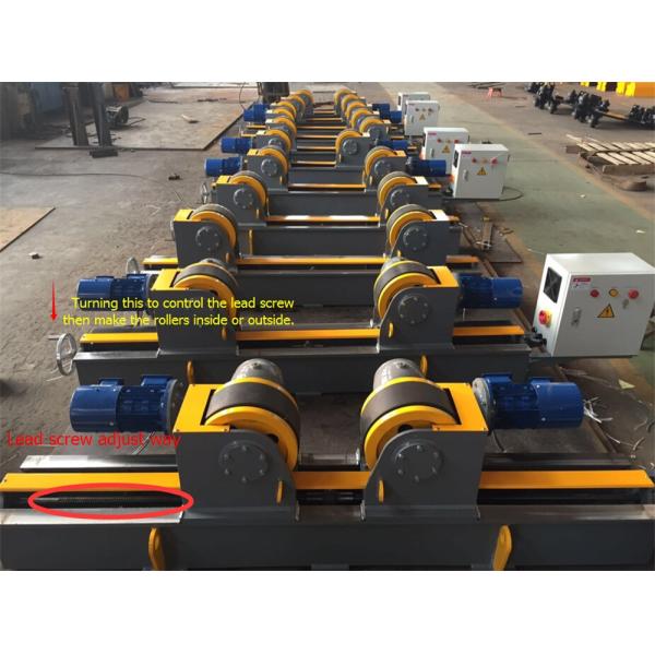 40T Conventional Tank Turning Rolls , Bolt Adjustment Pipe Welding Rollers