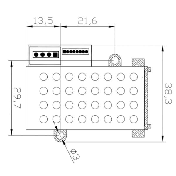 Fast Response SF6 Infrared Gas Sensor Module range 5000ppm with supply voltage 12V