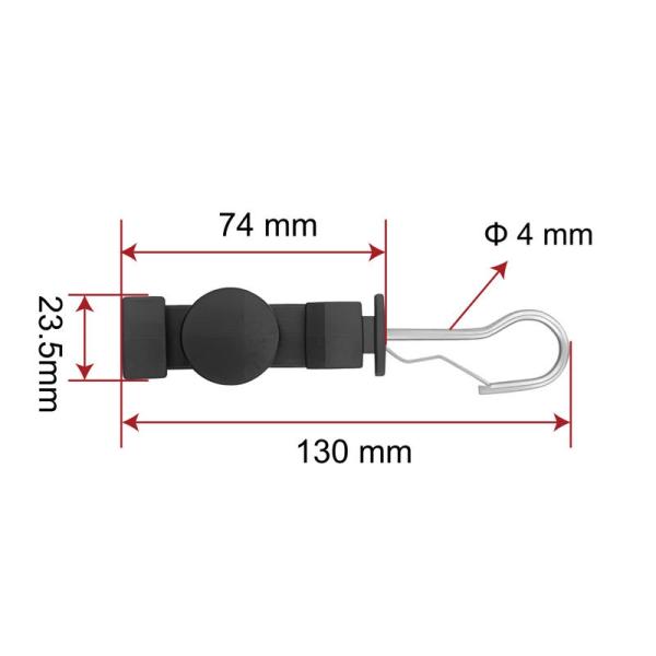 FTTH Combination Flat Cable Drop Clamp ZCSPC-12 - Efficient Clamping Tool for FTTH Installations