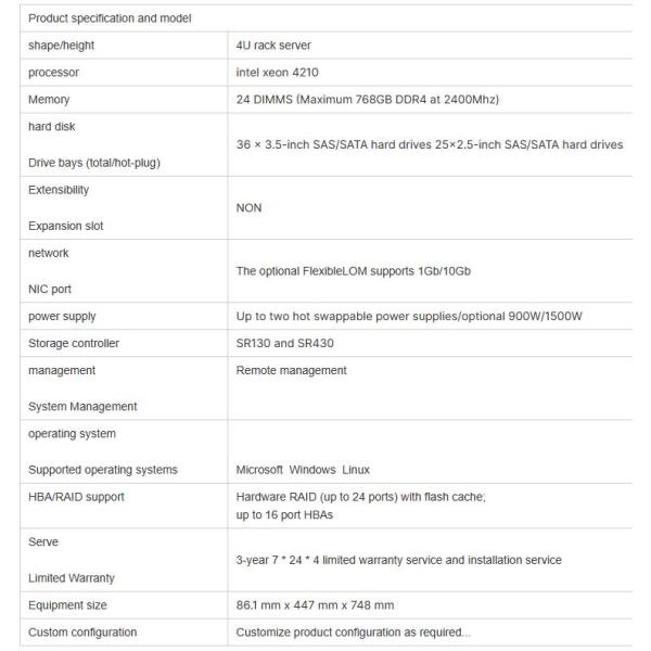 Mini Data Center Rack Server 5288 V5 Private Mold and Intel Xeon Scalable Processors