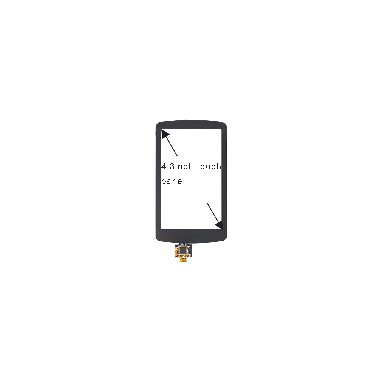 Quality 4.3 Inch CTP GT911 Controller I2C Interface for sale