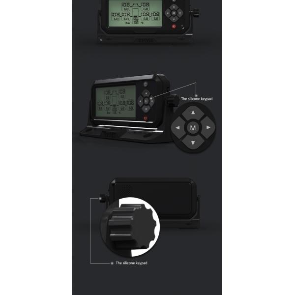 433MHz TPMS Internal Sensor with LCD Display for Trucks Trailers