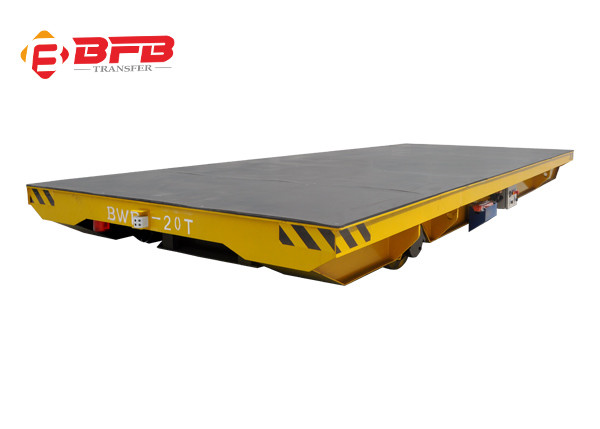 Battery Driven 30 Tons Trackless Transfer Cart Omnidirectional