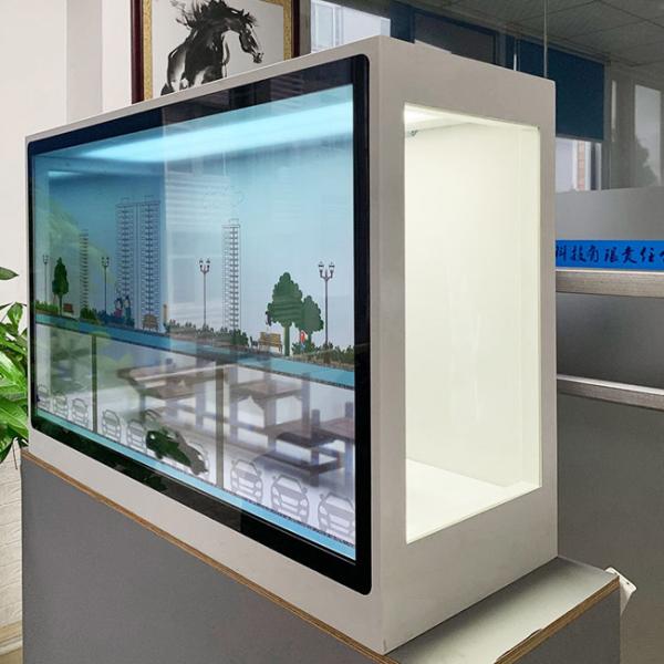 Customized 3840×2160 Transparent Lcd Display 86 inch Cabinet