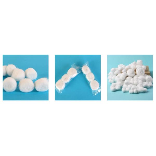 Soft Touch and Compressed Hydrophilic Customized Cotton Balls