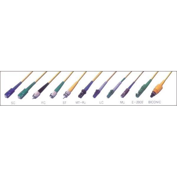 High tensile strength, flexible SC - ST Fiber Optic Patch Cord, Insertion Loss ≤ 0.2dB