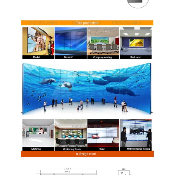 TV Screen Digital Advertising Display SAMSUNG Led Video Wall Display With Controller