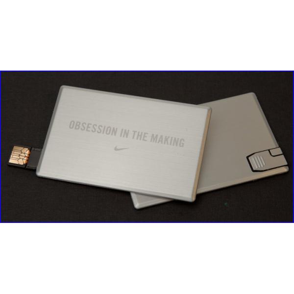 Full Metal Personalized Card 4GB USB Memory Stick Flash Memory Drive